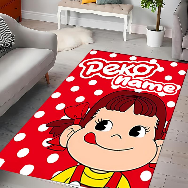 Custom personalization Peko Area Rug - Perfect For Kitchen, Bathroom,Laundry Room Decor Large Size Available,Gift All Seasons