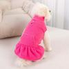 New Pet Clothes Polar Fleece Autumn and Winter Princess Skirt Dog Skirt