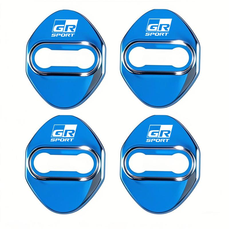 Car Anti-Collision Rustproof Door Latch Protective Caps For Toyota Corolla Yaris Aygo Prius CHR Camry Auris Avensis 4Runner TRD
