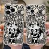 Phone Case: 2D flat suitable for iPhone 18 17 16 15 14 13 Pro, transparent four corner protective case, Yin Yang fox, Christmas and Halloween gifts