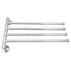 Stainless Steel Swivel 2/3/4 Towel Bar Towel Holder Bar Rail Hanger Rack Wall Mounted For Bathroom Kitchen Accessory