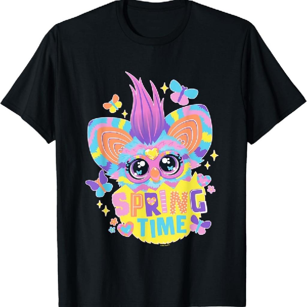 Easter Spring Time Cute Furby Hatching From Egg T-Shirt