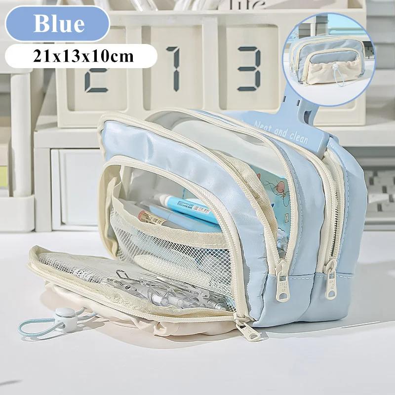 Большая вместимость 5 слоев пеналов Kawaii Pencil Pouch Симпатичный держатель для ручек Box для студентов Back To School Канцелярские принадлежности