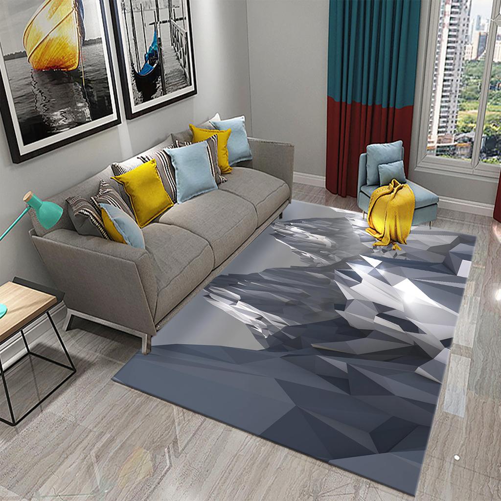 Ковер с радужной геометрией, красочный ковер для взрослых-подростков, современные абстрактные геометрические художественные коврики, декор для спальни, гостиной, напольный коврик