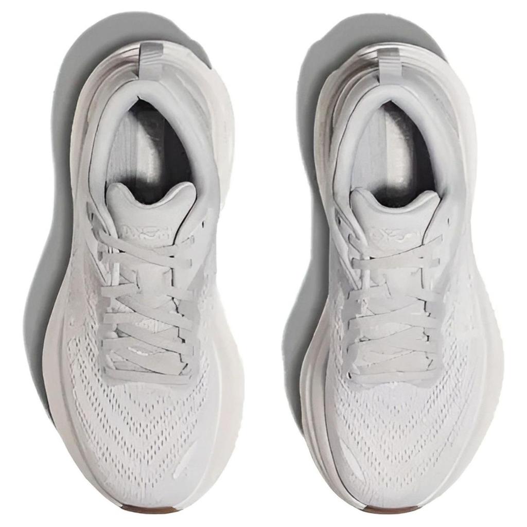 HOKA Bondi 8 Lunar Rock Мужские кроссовки Серые Nimbus-Cloud 1123202-LRNC