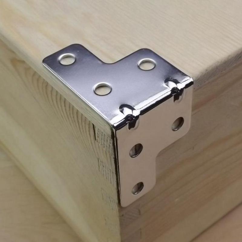 4/8Pcs Angle Code Flight Case L Brace Tour Case Side Corner Protector 6 Hole Right Angle Code Angle Fixed Brackets Easy to Use