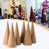 6x Конусы из папье-маше, Открытое дно 30 см Поделочные конусы Украшение для новогодней елки для школьной вечеринки Шляпа
