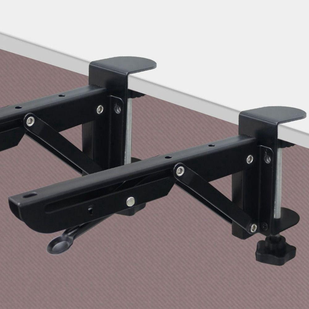 Space Saving Folding Shelf Bracket Punch-free Board Bracket Desktop