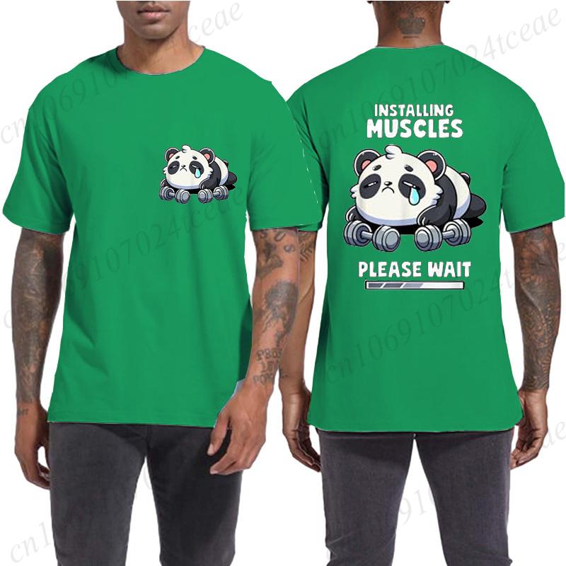 Смешная панда, тяжелая атлетика, приседания, цитата из спортзала, графический принт, футболки, мужские, женские, каваи, мем, футболки, мужские, повседневные, с коротким рукавом