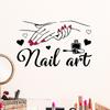Self-adhesive Wall Mural Reusable Home Decor Nail Art Wall Stickers  Salon