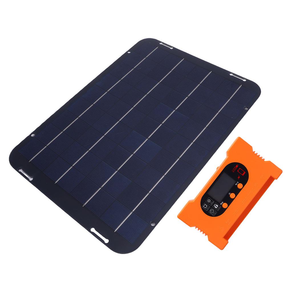 12W 18V Solar Panel Kit IP65 Water Proof Solar Panel Battery Charger Maintainer with Controller for