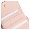 Gucci Ophidia Gold Tone Accessories Classic GG Pattern Print Canvas and Leather Wallet Women's Beige/Pink