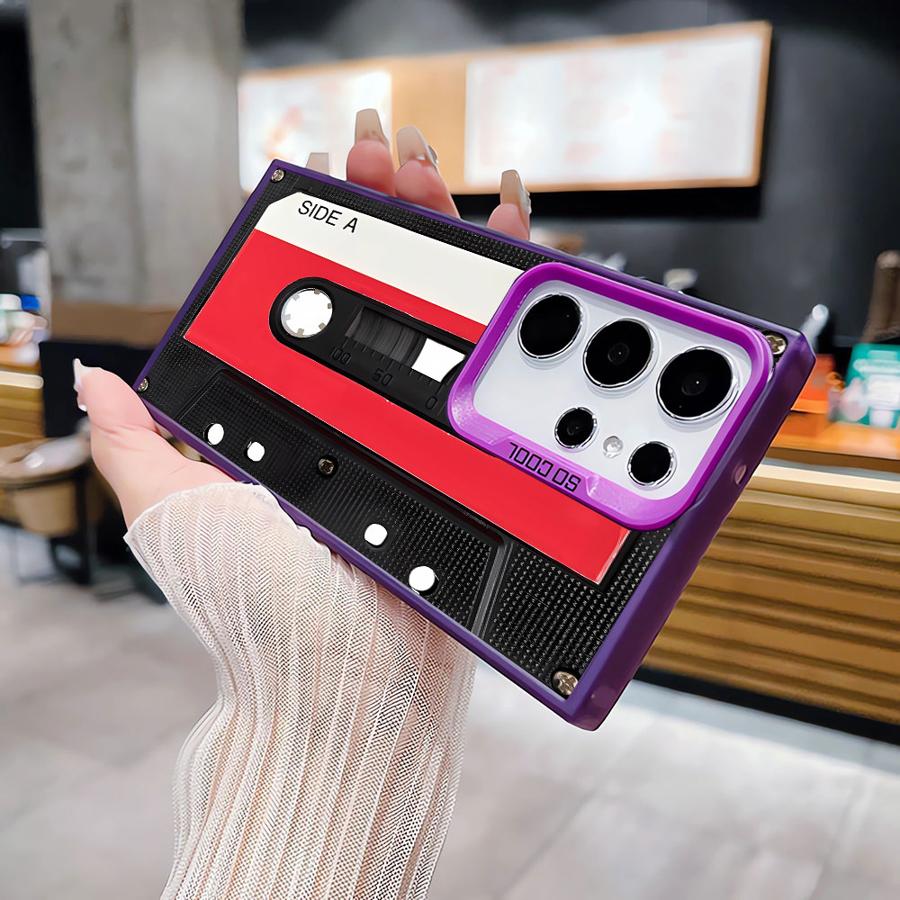 Retro Creative Pattern Phone Cover Case for Samsung Galaxy S26 S21 S22 Ultra S23 S25 S20 FE S24 FE Note 20 Ultra S25Edge