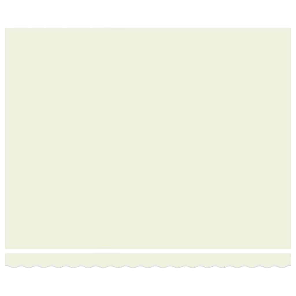 Retractable Awning Frame Cream 400 x 300 cm Polyester with PU Coating