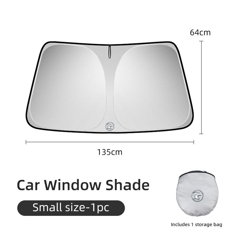 BER1 Car Front Sunshade 360° Foldable UV Protection Cover Auto Summer Accessories For Proton Exora Iriz R3 Wira Saga Satria Magma X50