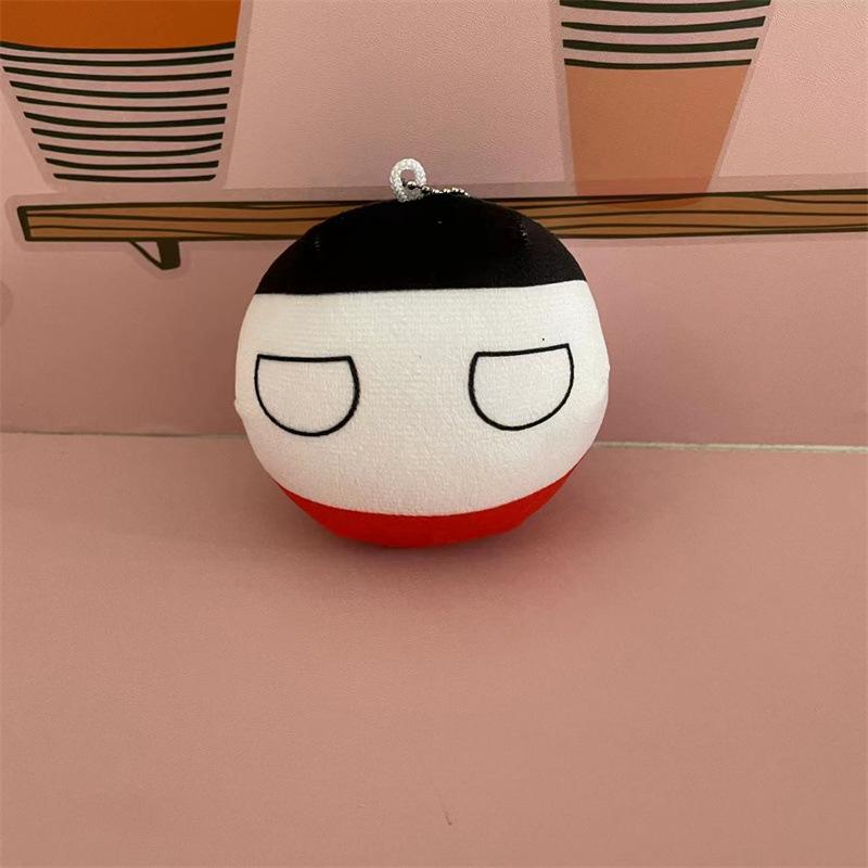 10cm Polandball Plush Toy UK Ukraine Germany Countryball Stuffed Doll Decoration