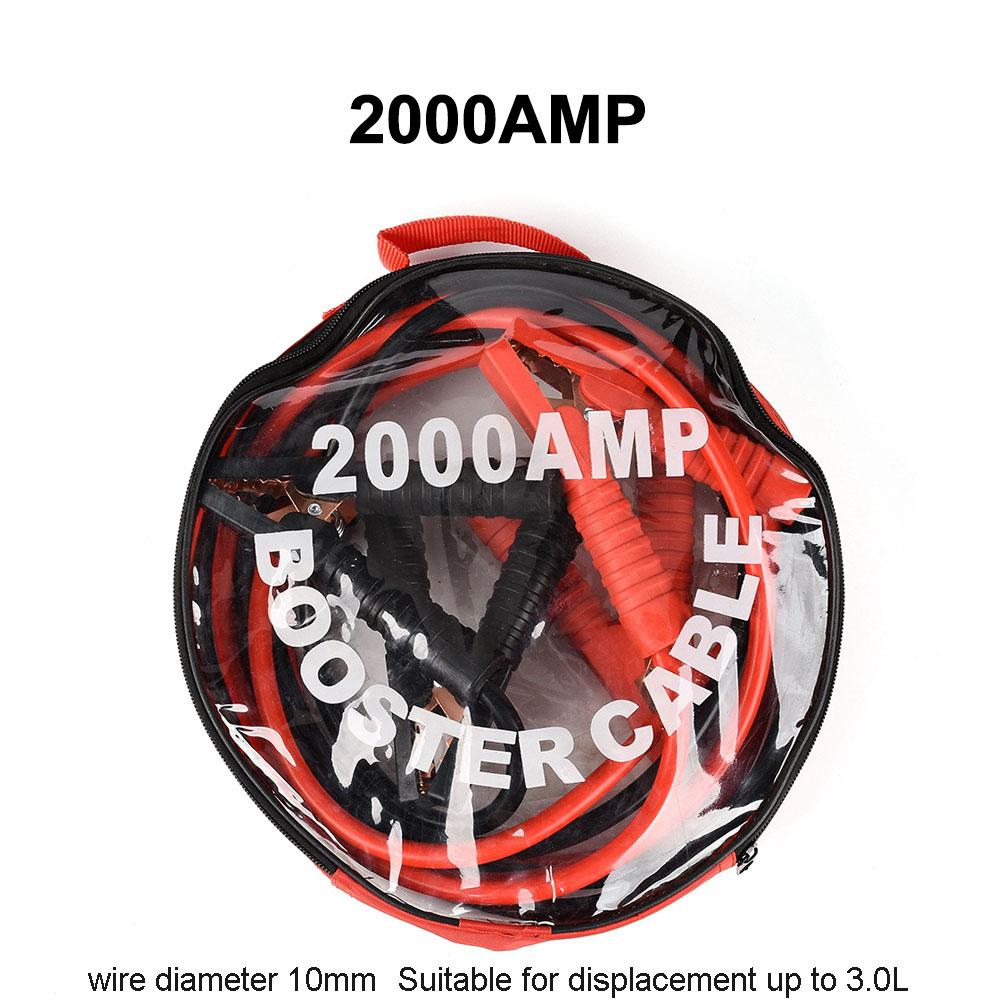 4M сверхпрочные соединительные кабели для бензиновых автомобилей, фургонов, дизельных грузовиков, соединительные провода с чехлом, кабель для запуска аккумулятора 2 калибра, 4 калибра
