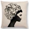 New Black White Style Wonder GirlSofa Pillow Case Elegant Lady Miracle Beauty Portrait Noble Mind Gorgeous Ideas Cushion Cover