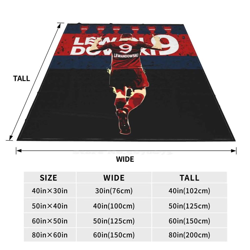 Robert Lewandowski _ Player New Selling Custom Print Flannel Soft Blanket Robert Lewandowski Polish