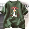Cute Strawberry Goose T Shirt Retro Summer Goose Tshirt Mothers Day Gift Mama WOMEN Printed Short Sleeve Round Neck Tshirts