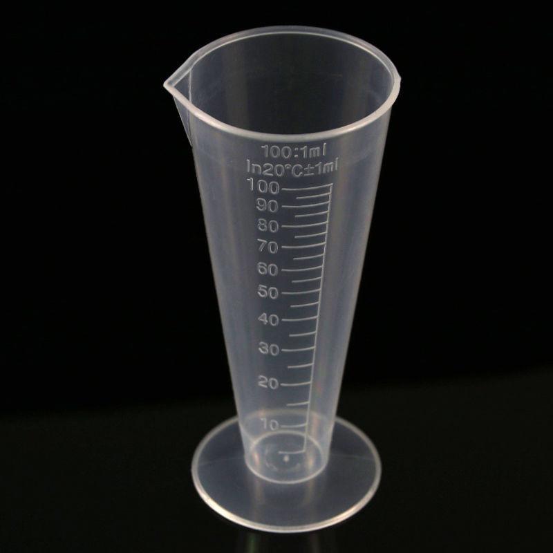 100Ml Plastic Measuring Cup Transparent Scale Measuring Cup Pour Spout Without Handle Liquid Container For Kitchen Bar Supplies