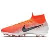 Mercurial Superfly 6 Искусственная трава AG (Резиновые короткие шипы) Прочные Дышащие Футбольные Бутсы Мужские Футбольные Бутсы Оранжевые Белые AH7377-802