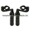 Modified Black Adjustable Foot Pegs - Pair (32mm / 1.25")