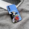 Cute and funny cow  Soft Silicone phone Case for Samsung Galaxy A73/A71/A72/A70/A53/A52/A51 - Black