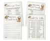 Inkdotpot Bachelorette Party Games Set Bundle Cowgirl Of 4(50 Sheets Each) W Miss To Mrs Gold Banner Fun Bridal Shower Games
