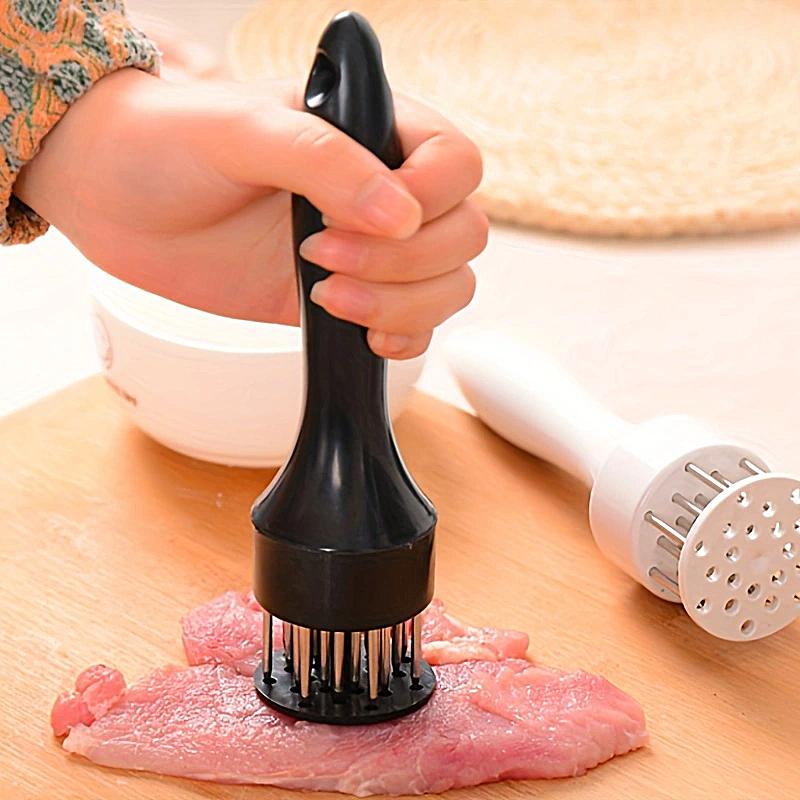 1Pc Professional Meat Tenderizer Needle Stainless Steel Kitchen Tools Cooking Accessories Steak Tenderizer Needle Rib Breaker