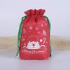 2023 Christmas Candy Bag Santa Gift Bag Christmas Decoration For Home Snowflake Noel Present Bag Christmas Wrap Holders Newest Year