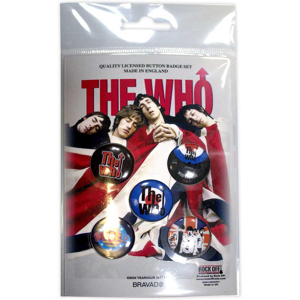 The Who Target Badge (Pack of 5)