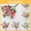 Bouquet Realistic Rose Artificial Flower For Home Decor And Photography Prop