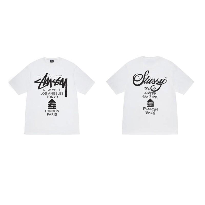 Mens Oversized Cotton Tee With Bold Letter Print Casual Short Sleeve T-Shirt Youth Streetwear