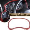 Декоративная рамка-крышка приборной панели For Dodge Ram1500 18+ Красный Углепластик