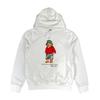 Polo Ralph Lauren Polo Bear Print Pullover Sweatshirt Men's Hoodie, 0102927-L-WHITE [Used]