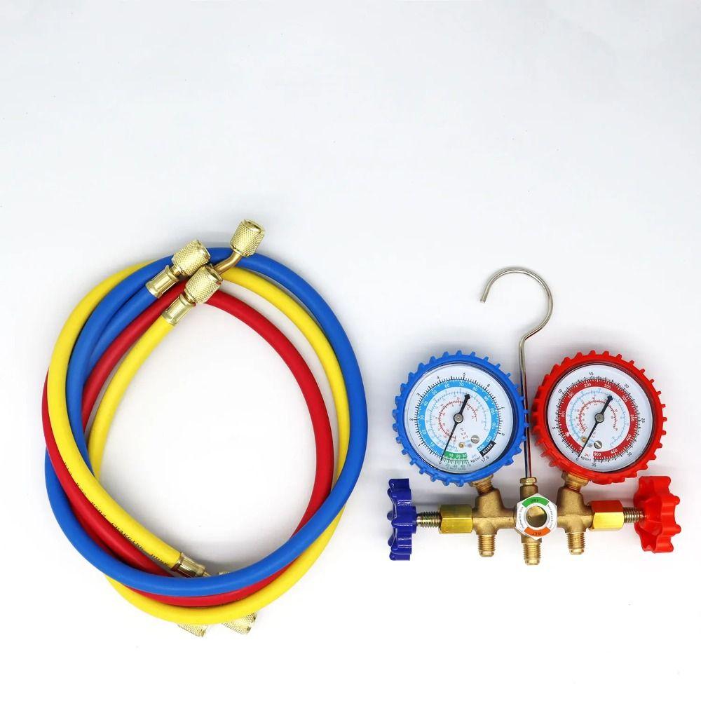 3 Way R410A Manifold Gauge Set  for R410a R22 R134a R404a Refrigerant