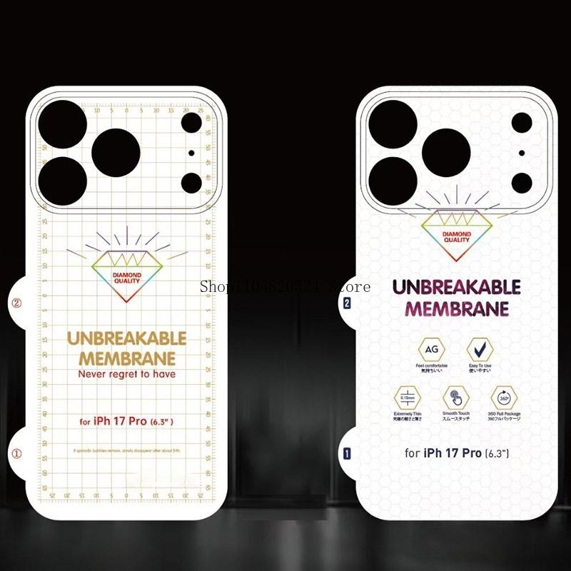 Прозрачная Матовая Гидрогелевая Пленка Задняя Панель Для Iphone 17 Pro 17 Pro Max Полное Покрытие Защита Камеры Объектива Экрана Для Iphone 17 Pro Max Пленки
