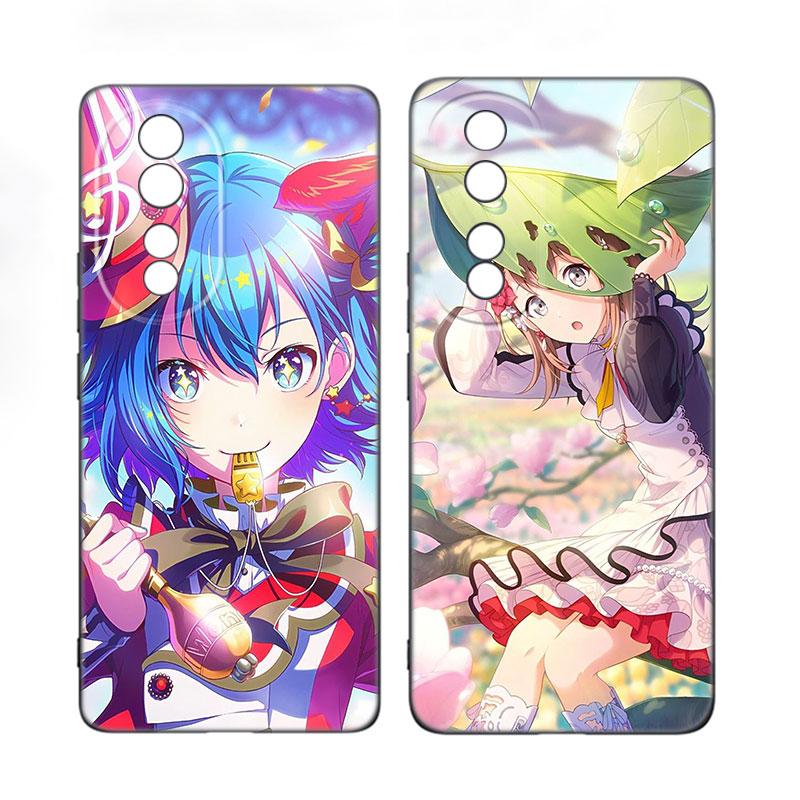 Game Project Sekai Black Phone Case For Huawei Honor 70 90 Lite X40 GT X50 I X5 Plus X6A X6S X7A X8A X8B X6 X7 X8 X9 4G X9A X9B