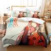 Zero Two (Darling In the FranXX) 002 Bedding Set Single Twin Full Queen King Size Bed Set Aldult Kid Bedroom Duvet Cover Sets