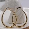 Fashion Smooth Hoop Earrings Jewelry Gift for Women