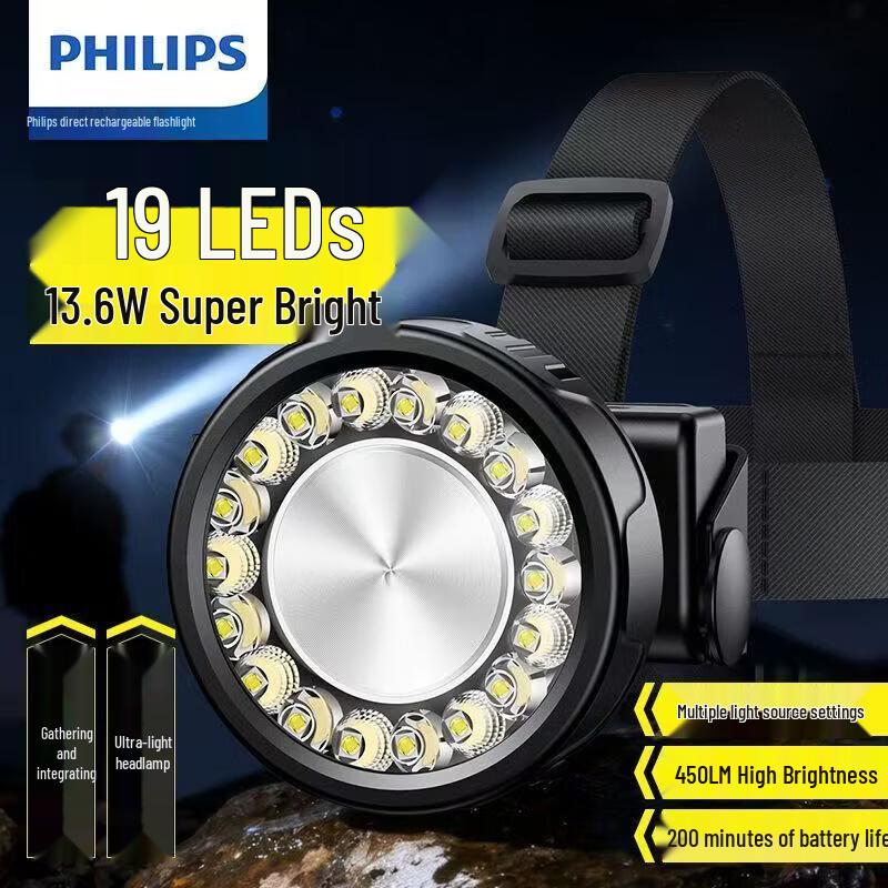 Philips SFL1342RHP Перезаряжаемый индукционный налобный фонарь