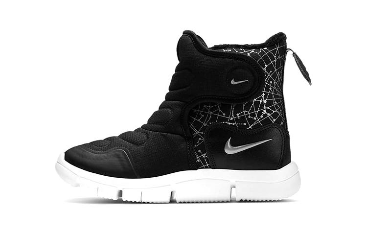 Nike Детские зимние ботинки для начинающих, черные с белым, для детей 3-7 лет, DC3291-001