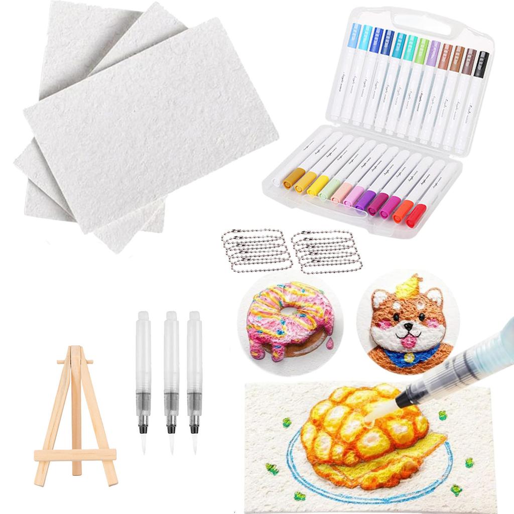 Краска, Губка для 3D-рисования на холсте, Набор для рисования текстур с рисунком попкорна, Кисть для рисования пузырьками своими руками, Художественные принадлежности 5 мл