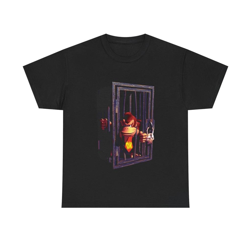 Retro Kong 64 Gaming "Caged" Unisex Graphic T-shirt