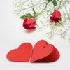 200pcs Hollow Heart Cardstock Cutouts 2.75 Inch Valentines Wedding Party Hanging Tags Paper Decoration for Gifts Events