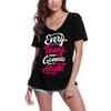 Women's V-Neck T-Shirt Every Little Thing Gonna Be Alright - Slogan Tee