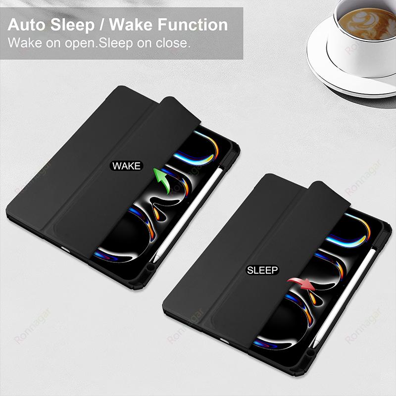 Умный чехол для iPad A16 11-го поколения   для iPad Air11 13 дюймов M2 M3 для ipad Air5 4-го Pro11 13 M4 M5 M2 10-го 9 8 7 10.2 10.5