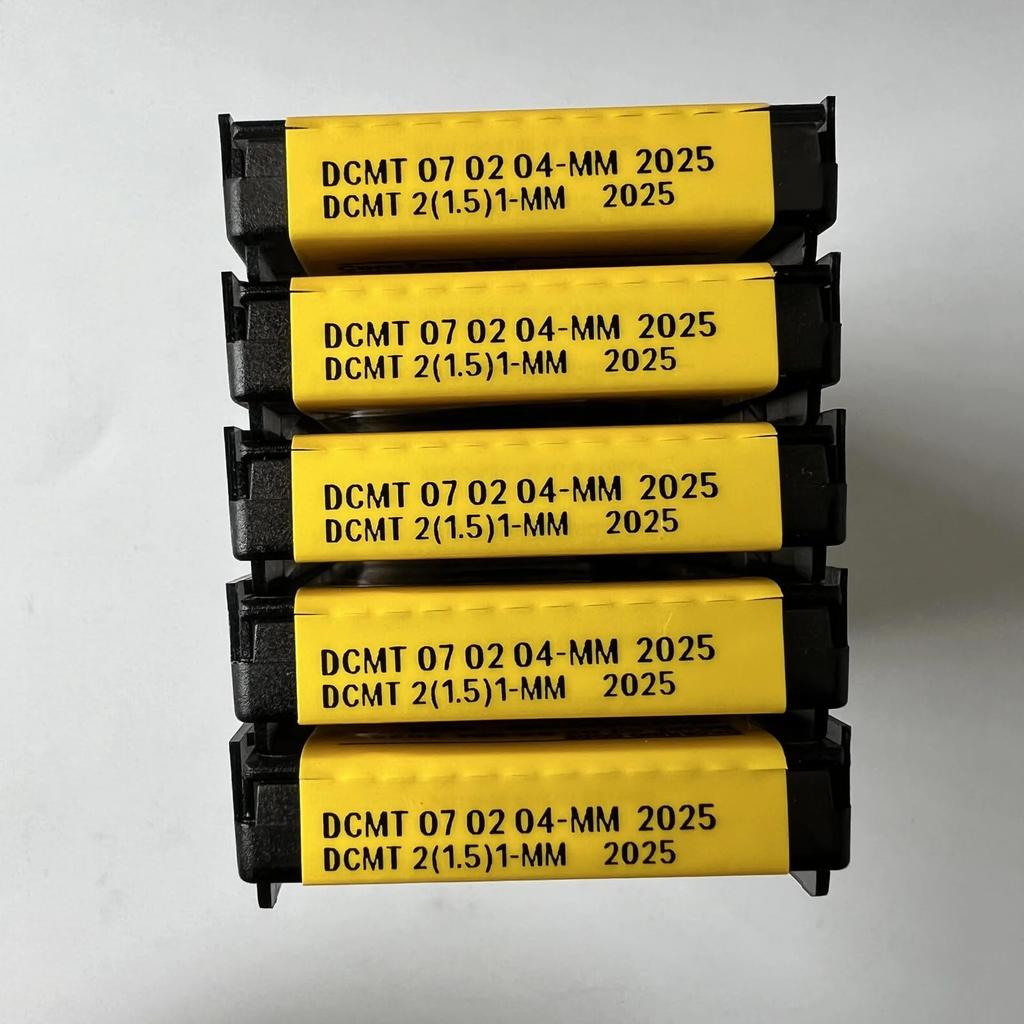 Original Sandvik / DCMT070204-MM 2025 / CNC Lathe Carbide Blade 10 Pcs