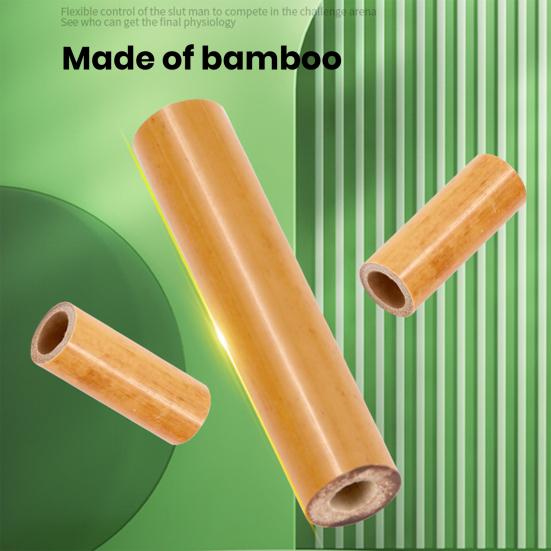 Bamboo Man Table Funny Toy with Weapon PK Battle Natural Bamboo Rope Controlled Fighter Board Game Funny